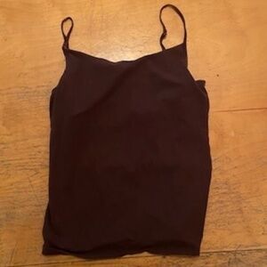 Brown Oscar de la Renta camisole Large. Women's L tank w/ built in bra designer